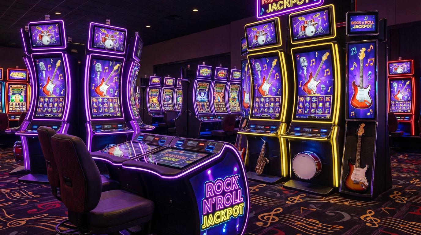 Caça-Níqueis Musicais 161bet - Rock N Roll Slots